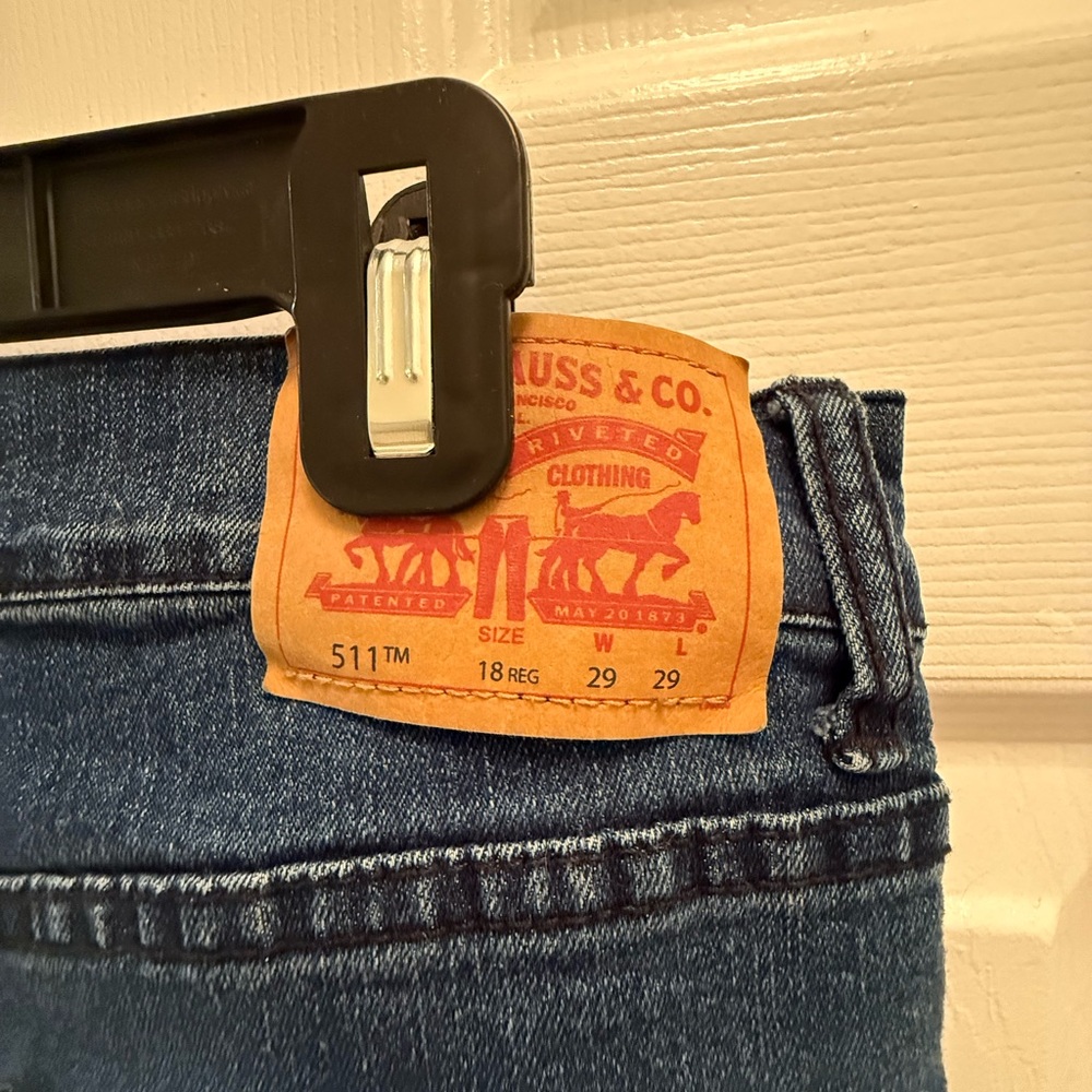 Levi's Dark Blue 511 Slim Jeans